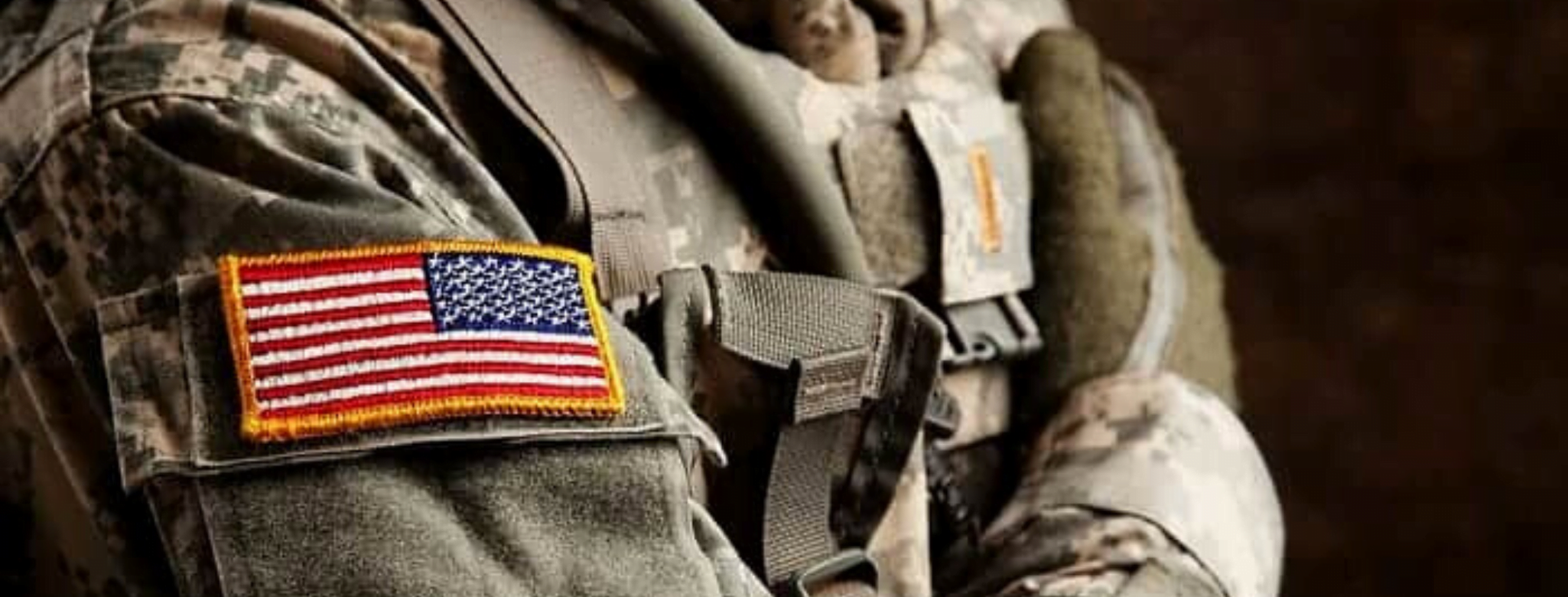 the backwards us flag on military uniforms