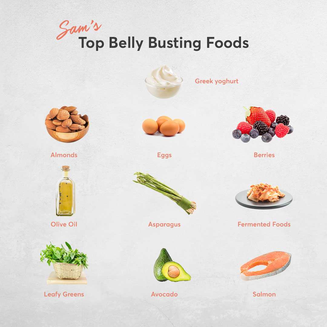 top 10 foods to reduce belly fat and bloating naturally